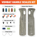 VOSTEED - Vombat Handle Scales Micarta - 20