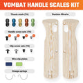 VOSTEED - Vombat Handle Scales Bamboo Micarta - 20