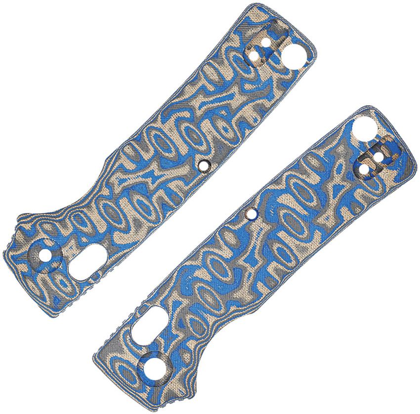 VOSTEED - Porcupine ModSwap Scales - Blue Ocean Micarta - 20