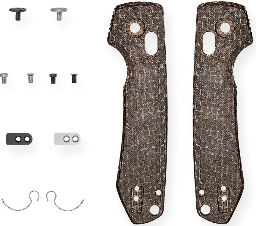 VOSTEED - Raccoon ModSwap Handle Scales - Brown Micarta - 25