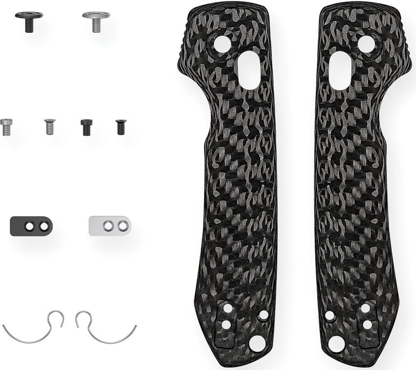 VOSTEED - Raccoon ModSwap Handle Scales - Carbon Fiber - 25