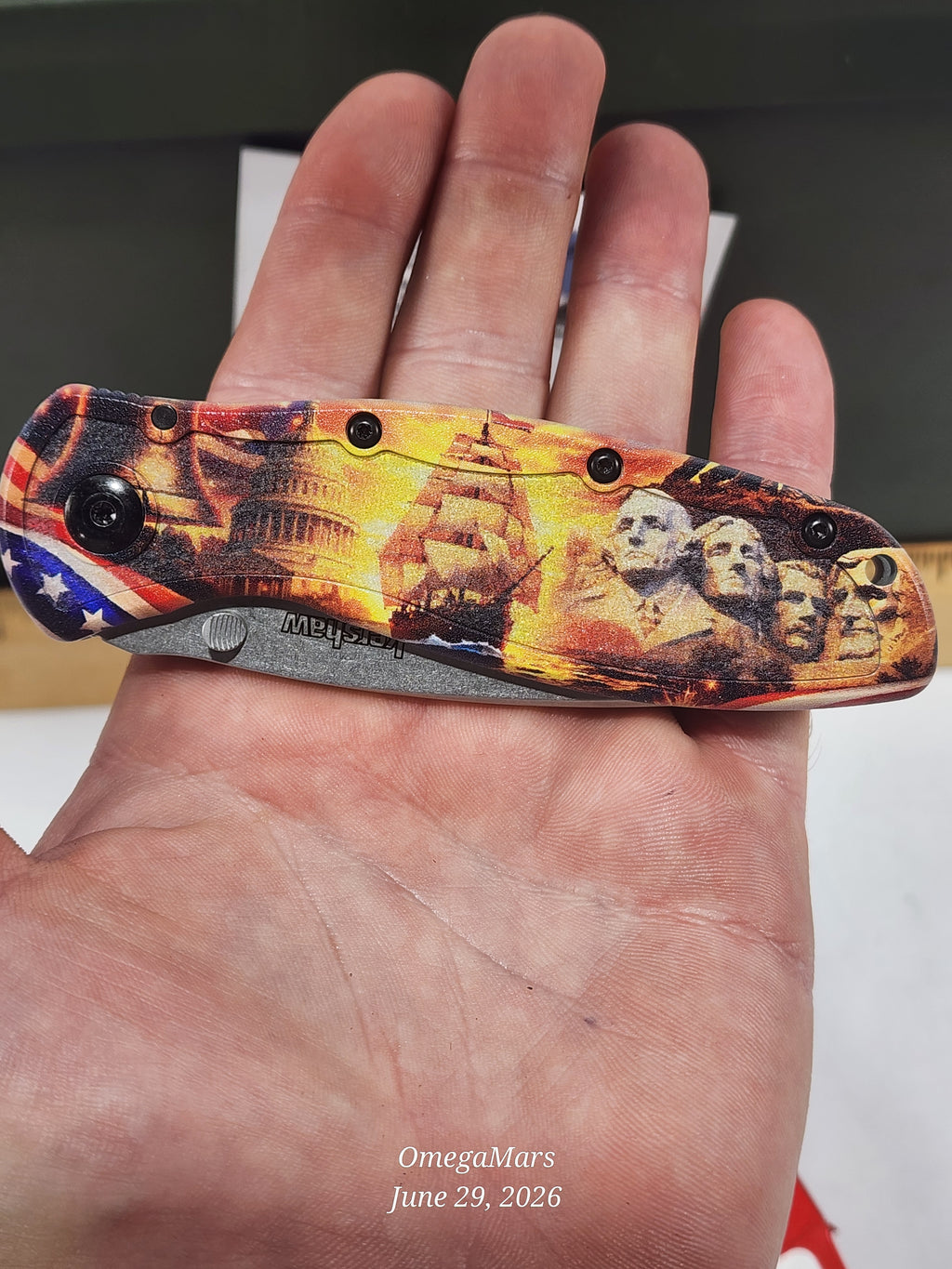 KERSHAW Blur USA 250th Anniversary KS1670USA250