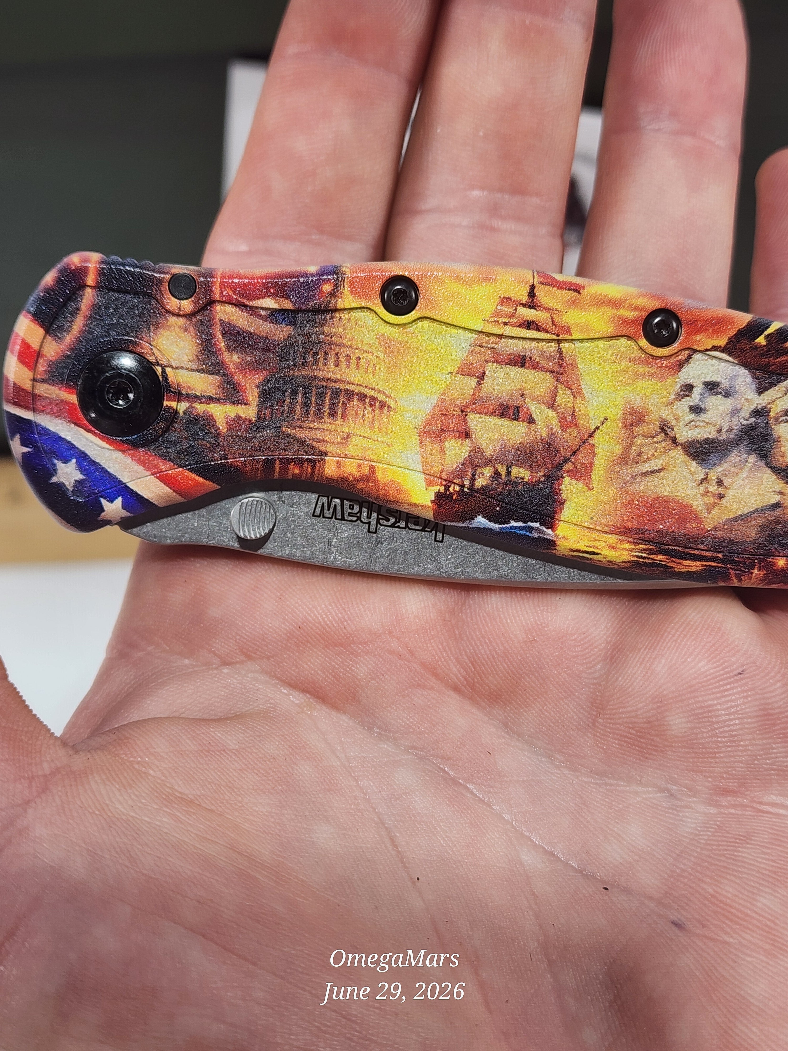 KERSHAW Blur USA 250th Anniversary KS1670USA250