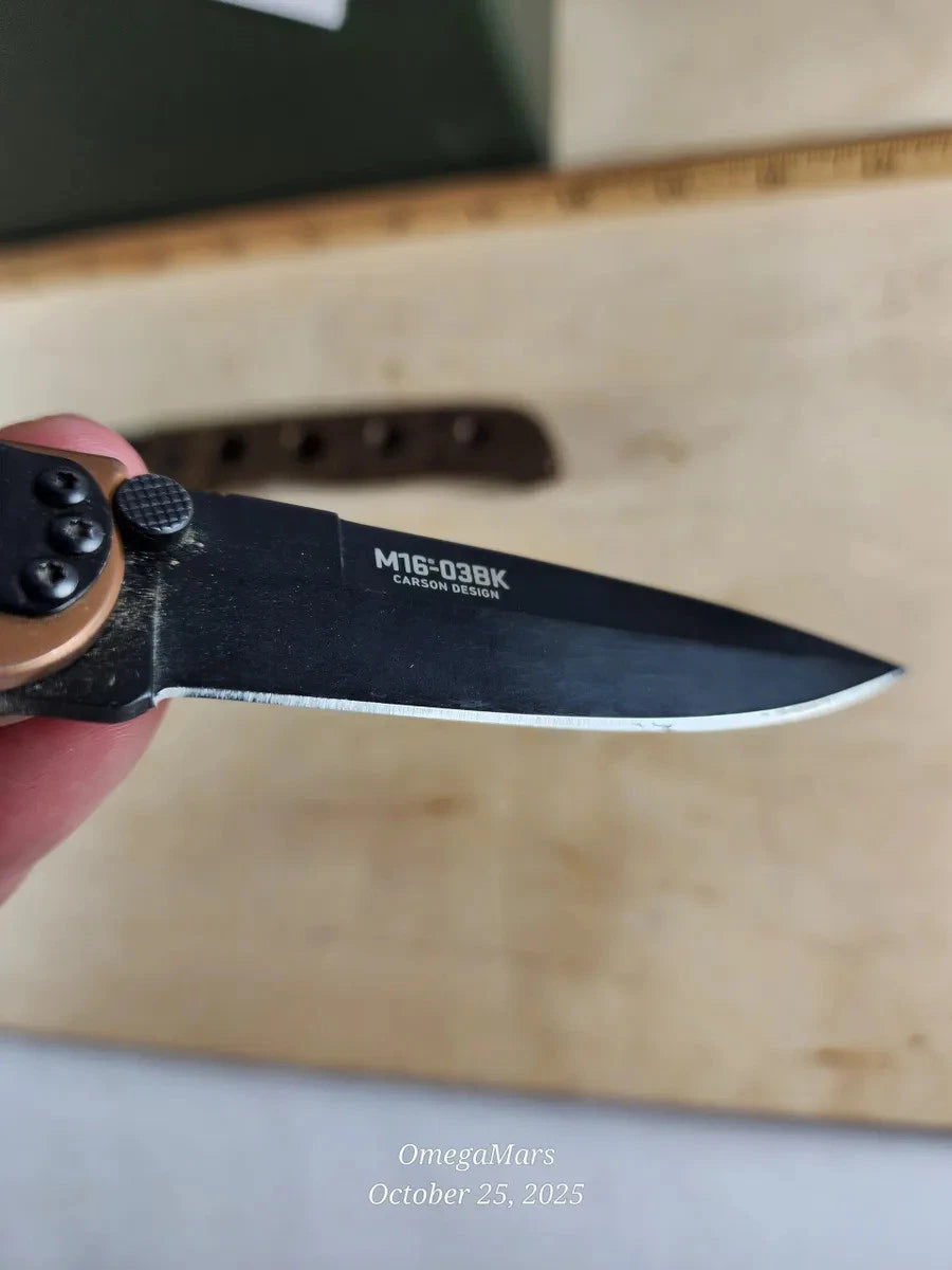 CRKT M16-03BK Spear Point - Light Usage