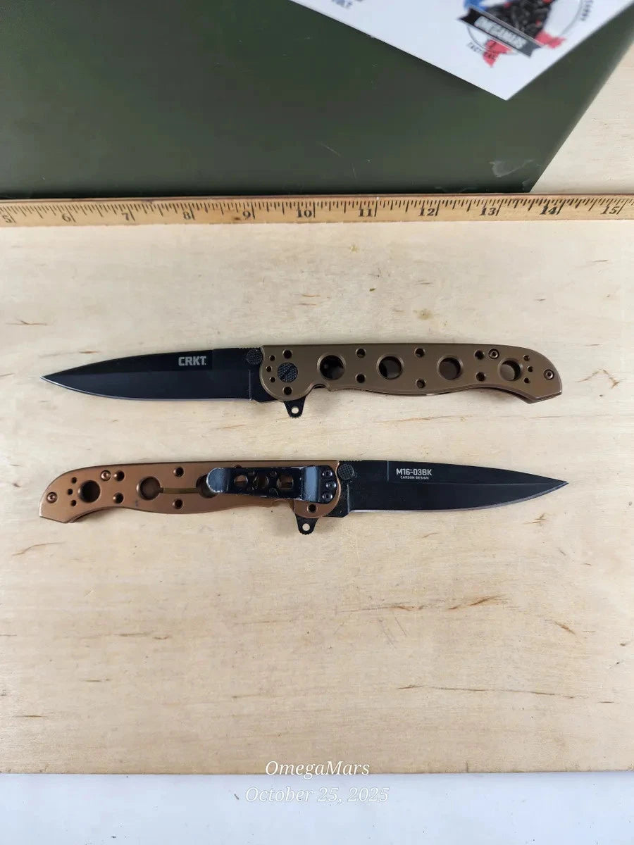 CRKT M16-03BK Spear Point - Light Usage
